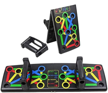 Foldable Multipurpose Durable Pushup Rack/Board with Box Packing