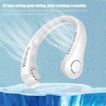 Neck fans rechargeable USB Cooling Fan Super Strong hanging neck fan