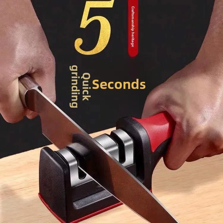 Quick Kitchen Knife Sharpener Home Use 4 Segment Scissors Universal Grinding Stone Rods Knife Sharpening Tool from China