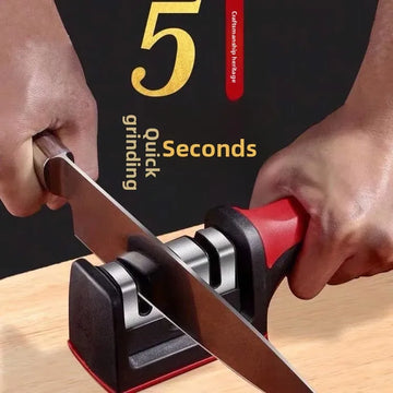 Quick Kitchen Knife Sharpener Home Use 4 Segment Scissors Universal Grinding Stone Rods Knife Sharpening Tool from China
