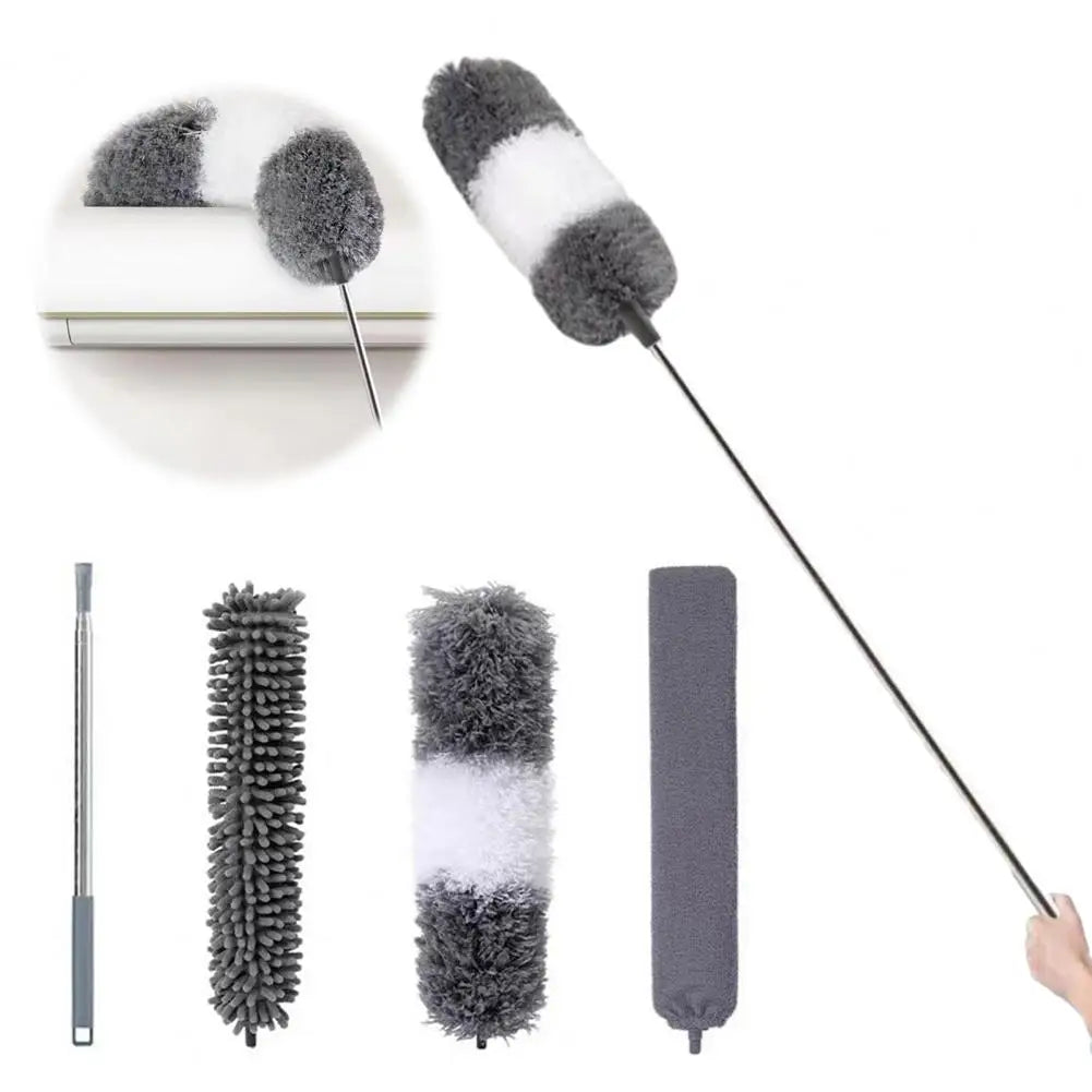 Extendable Microfiber Duster Brush Retractable Gap Cleaning Tool for Car And Furniture Household Dusting And Cleaning Essentials